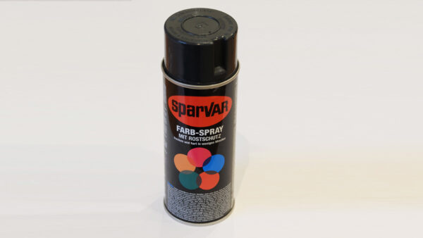 Lackspray schwarz